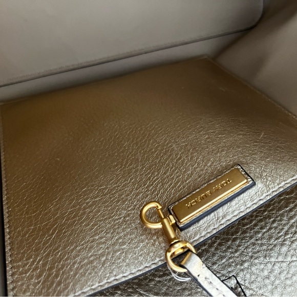 Tory Burch McGraw Tote Metallic Gold - Picture 10 of 13